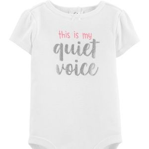 Baby B'gosh Slogan Bodysuit 3 months